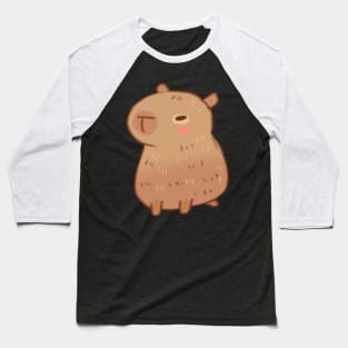 Cute Capybara illustration Baseball T-Shirt